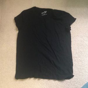 Black U-neck shirt❄️